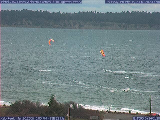 Kiteboardin' Fun at IV...riding the waves...NICE!
