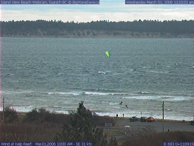 I-view: Note the steep short  waves over sandbar & the ground swell outside.
