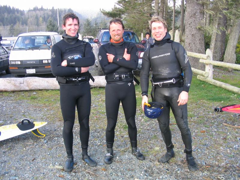 getting ready to hit the waves
