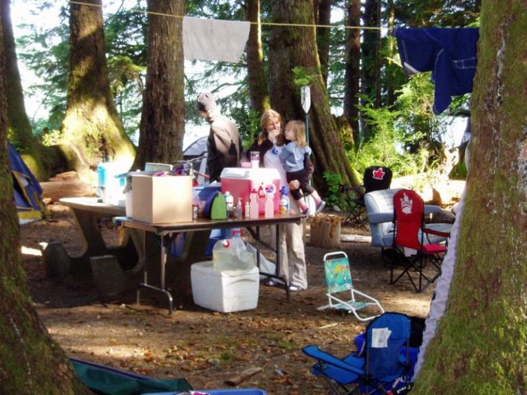 w247 camp - Olivia chows down
