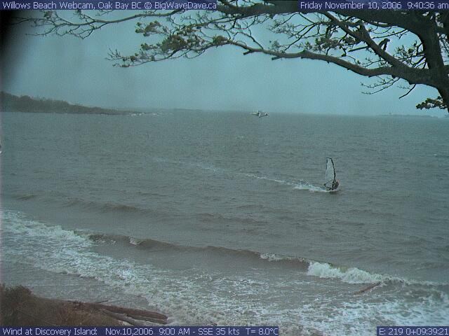 Just to prove to Kus that I wasn't a total wind jinx
