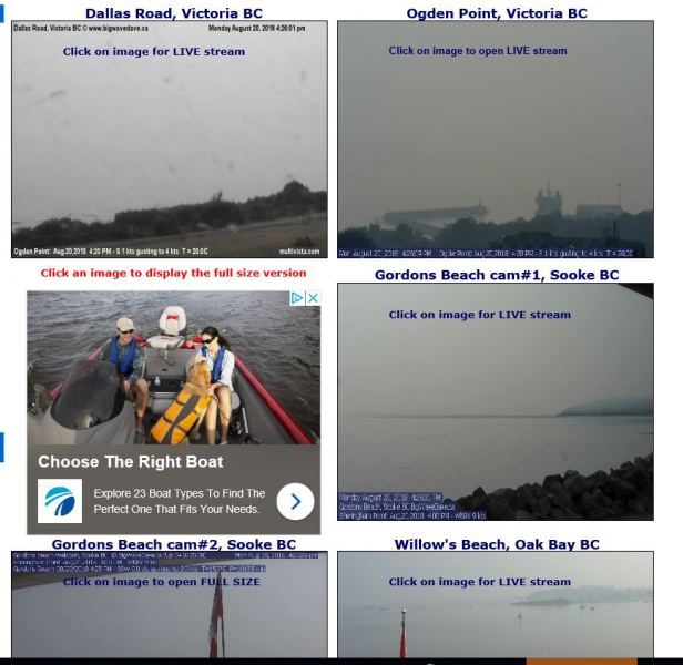 Smokecams
Can't see the water at Dallas and the Colwood shore has disappeared from the Ogden cam.
