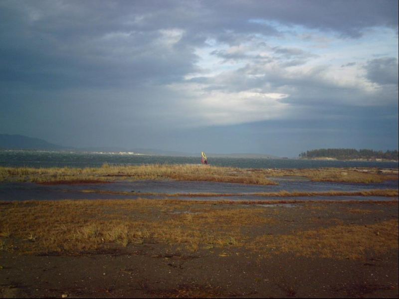 Looking north to Sidney from Cordova Spit
