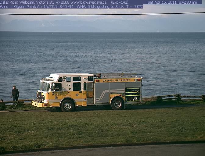 Vic's finest filling up the pool for the afternoon festivities
