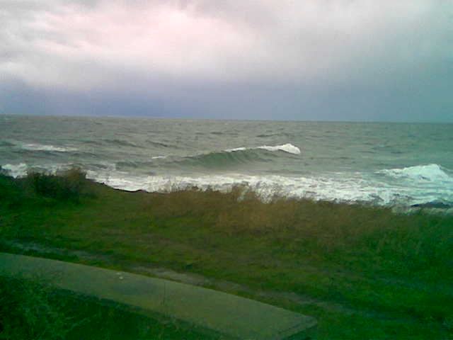 Big Day At The Point
Waves rooling in,blowing 40 at times.
