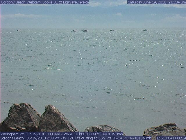 A naval blockade of Gordons Beach.
