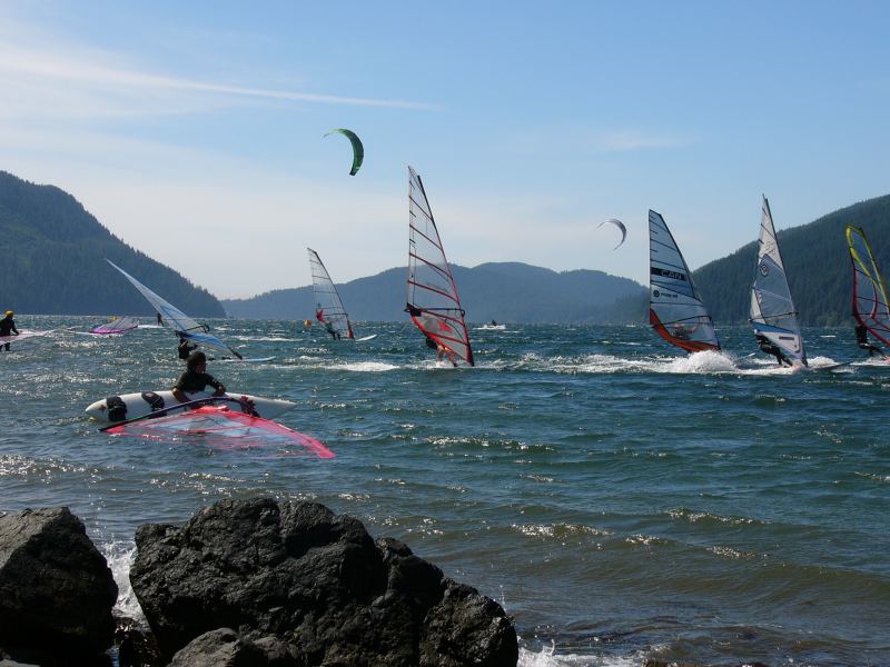 Windfest 2006 - Racers get ready for the horn - August 11, 2006
