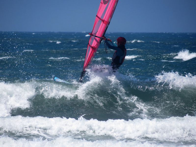 challenging the shore pound... ...and winning (Heather)
