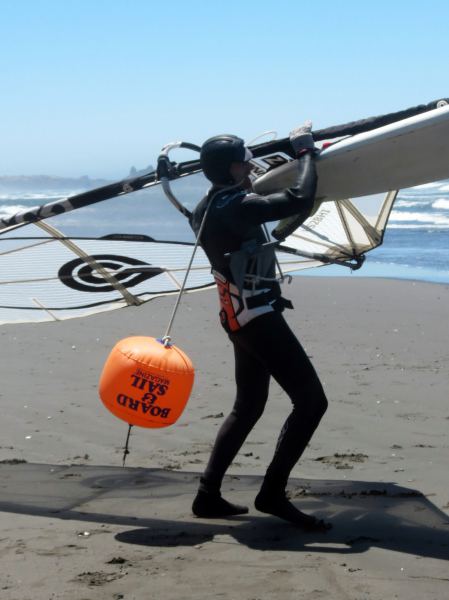 setting the inside mark (Dana @ the rock)
