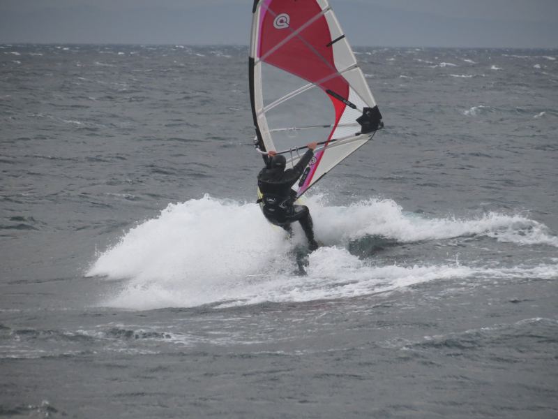 Paul hitting the lip (again)!
