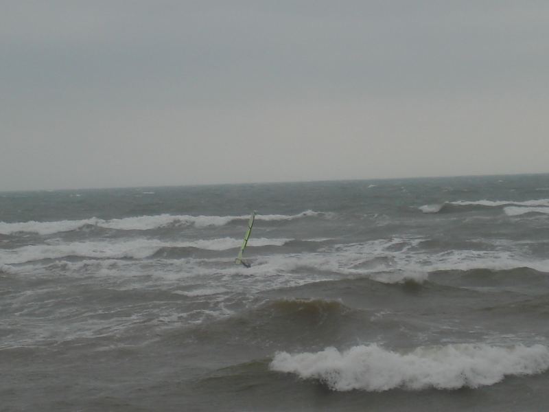 Teignmouth, South Devon.
Oct 29th - Southerly Force 5. 
