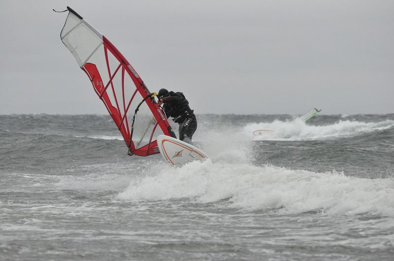 I just noticed Bean in the background of this one -  or rather Bean's gear
