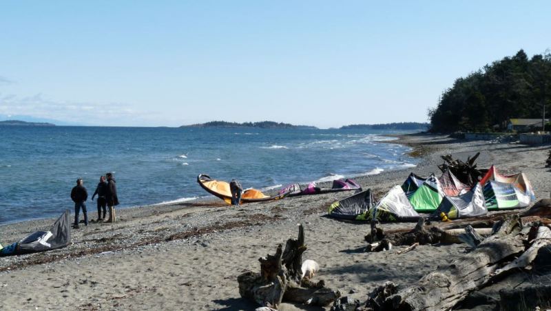 Global TV at SP with Kiting for kids
