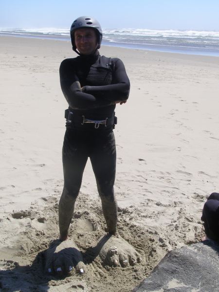 BWD Surf Camp#1...... RD playing in the sand!
