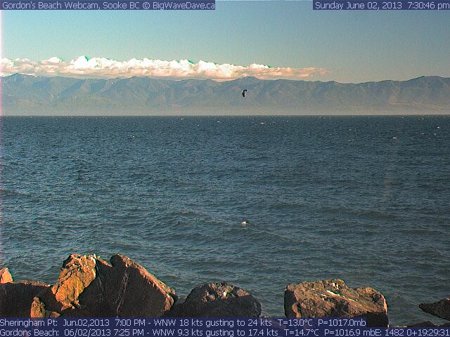 June 2
nice evening light on the mountains and clouds 

