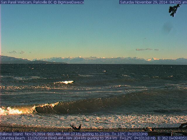 cold day, but nice waves
