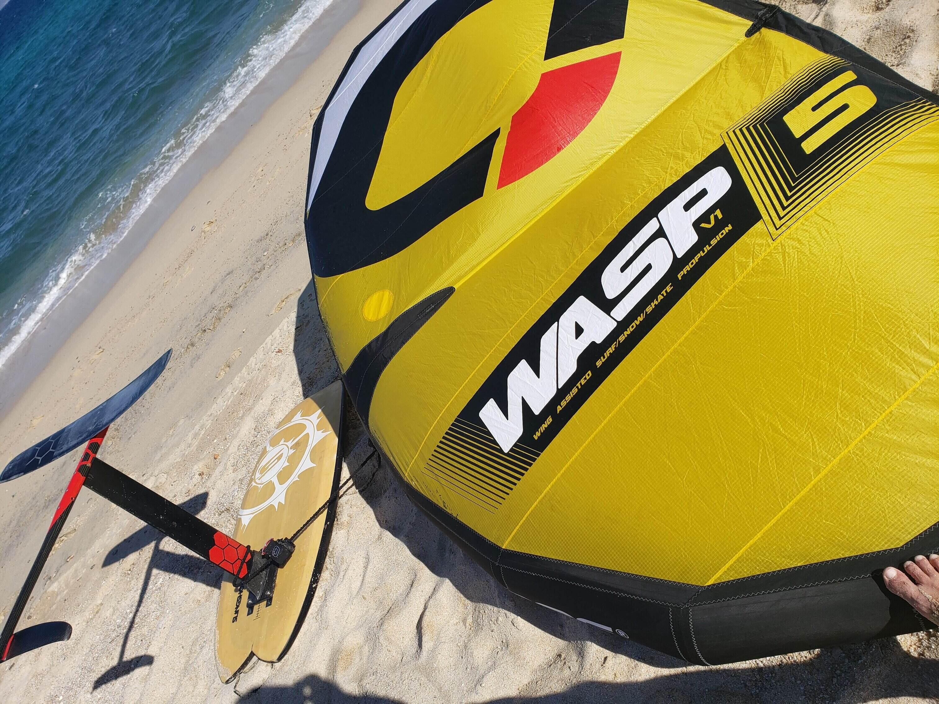 1300cm2 wing and 39.6l Board